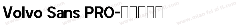 Volvo Sans PRO字体转换